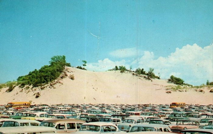 Warren Dunes State Park - Postcards Over The Years (newer photo)